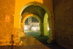 Kloster Huysburg bei Nacht